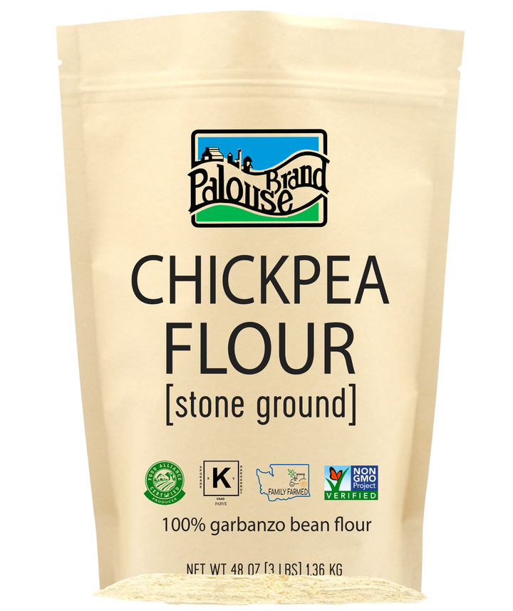 Chickpea Flour | 3 LB | Free 2-3 Day Shipping Kraft Re-Sealable Bags