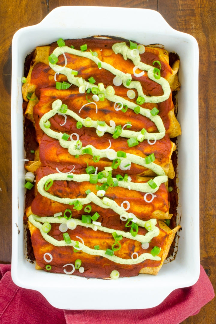 lentil enchiladas