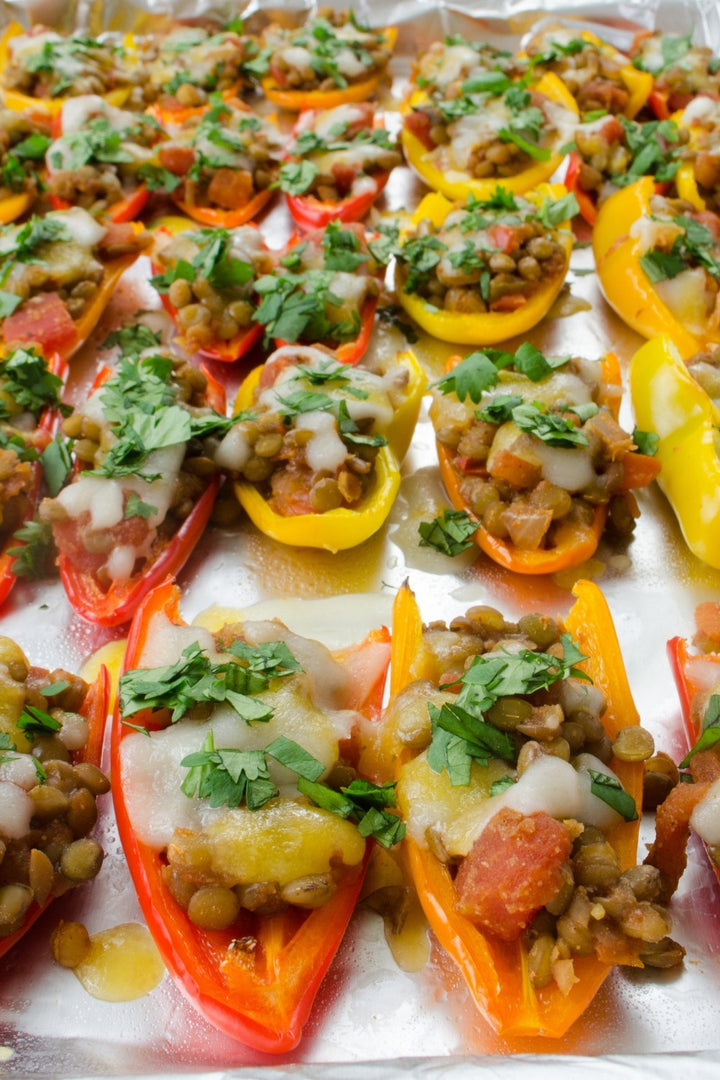 lentil stuffed peppers