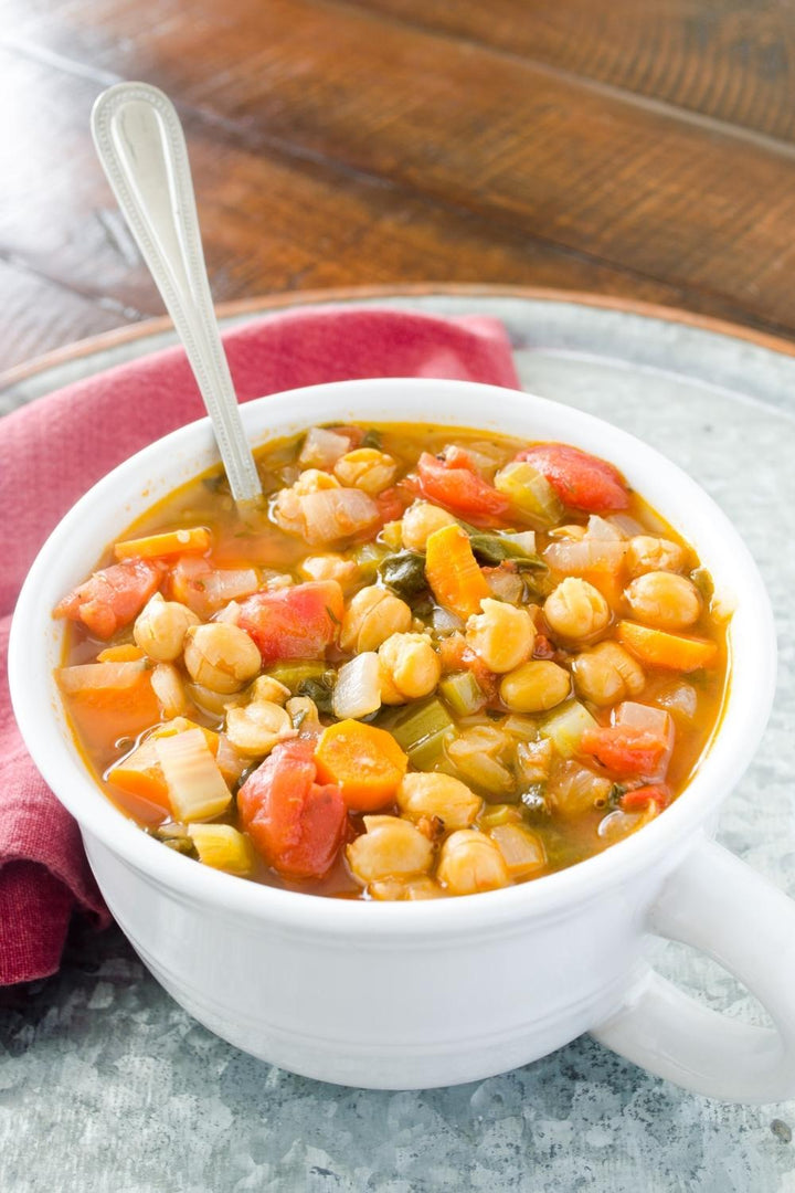 Vegan Chickpea and Tomato Soup Recipe