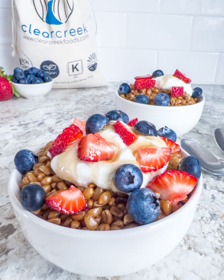 spelt breakfast bowl