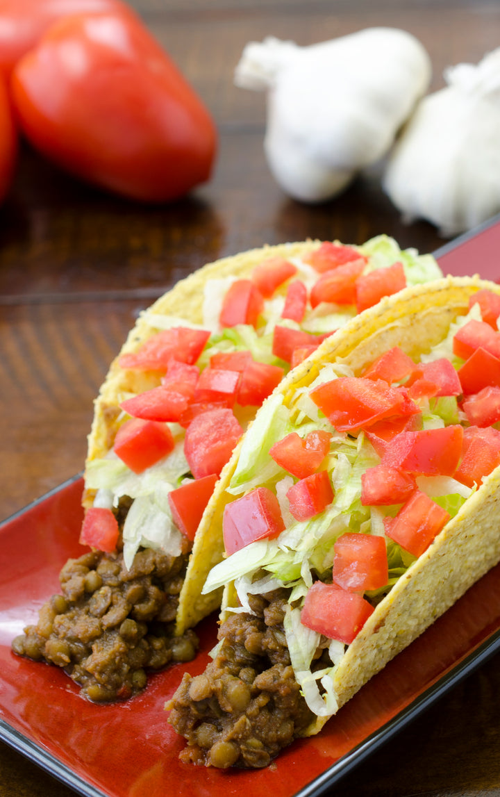 lentil tacos vegan plant based