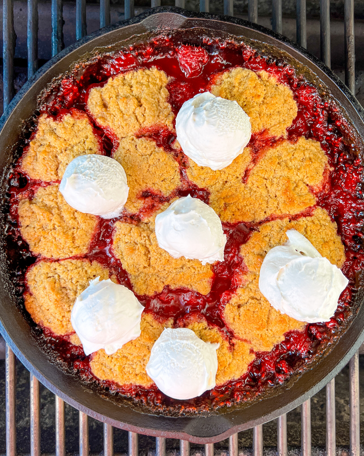 raspberry cobbler