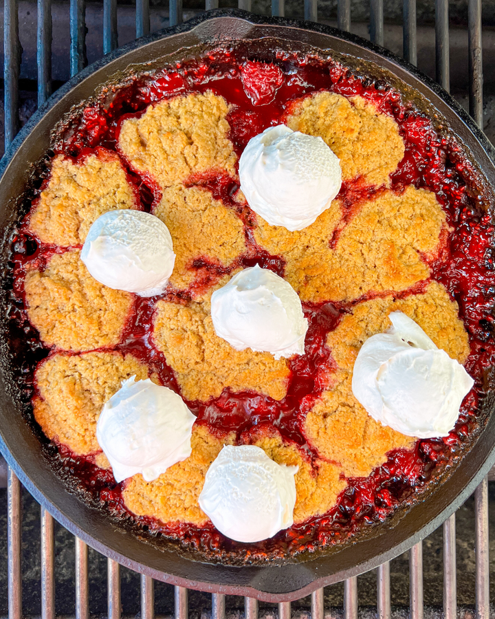 Grilled Raspberry Cobbler – Palouse Brand