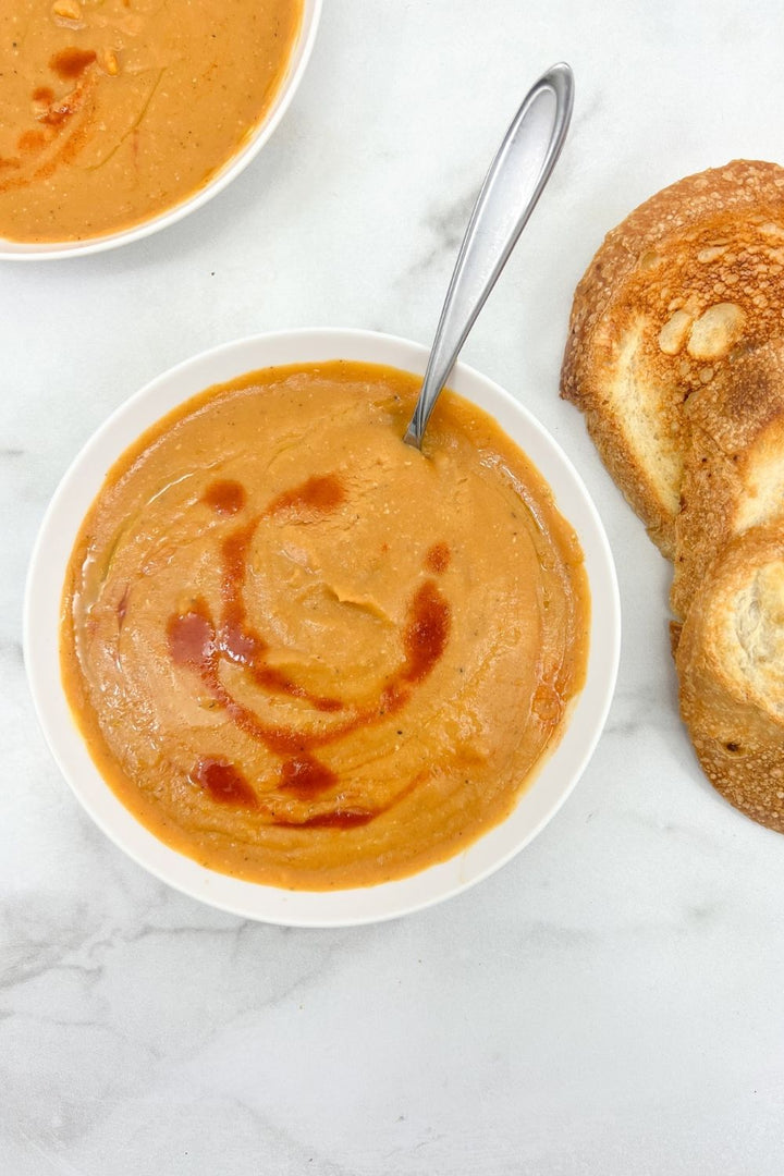 red lentil soup with lemon