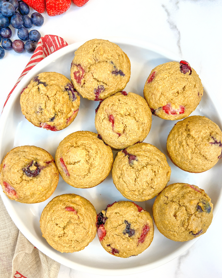 whole wheat muffins blue berry 