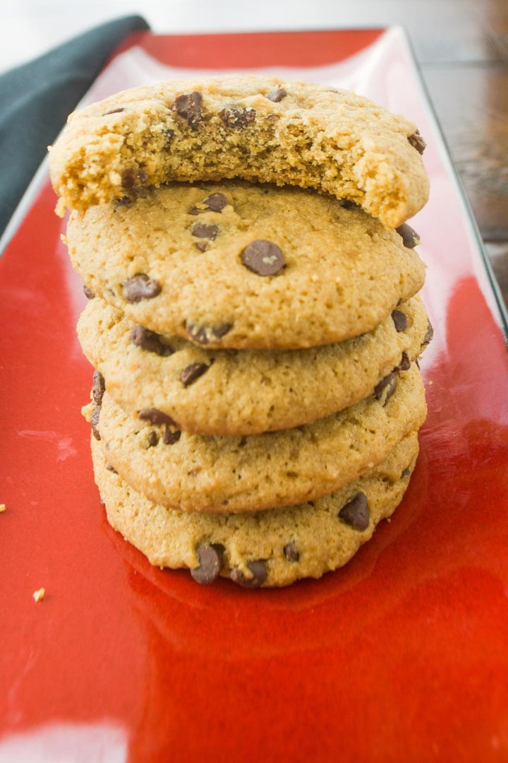 whole wheat homemade chocolate chip cookies