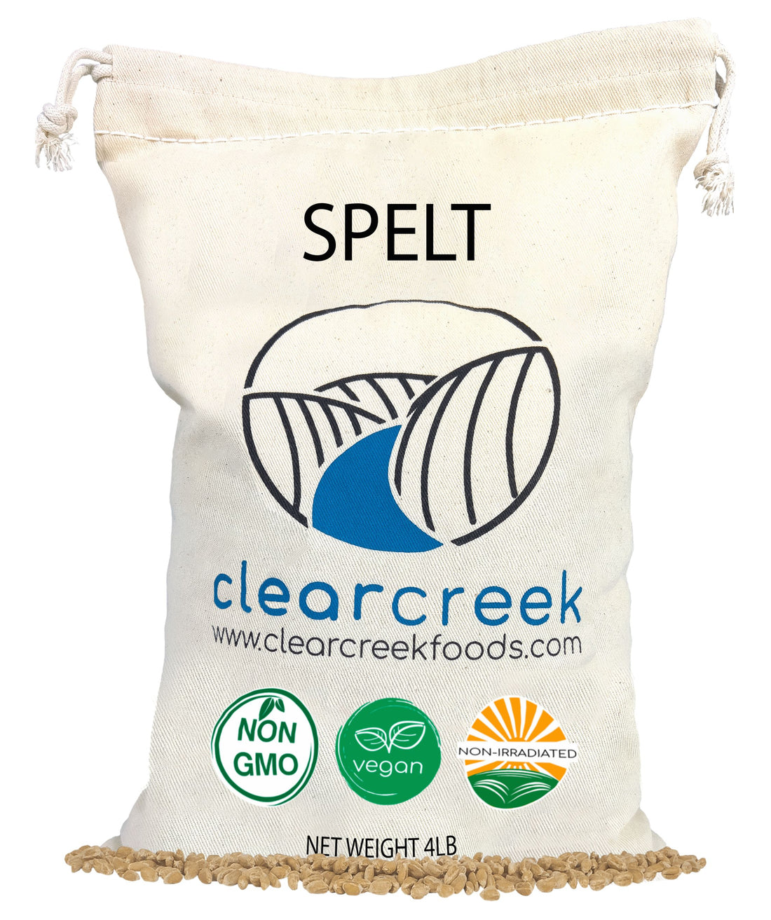 Spelt 4lb plastic free bag
