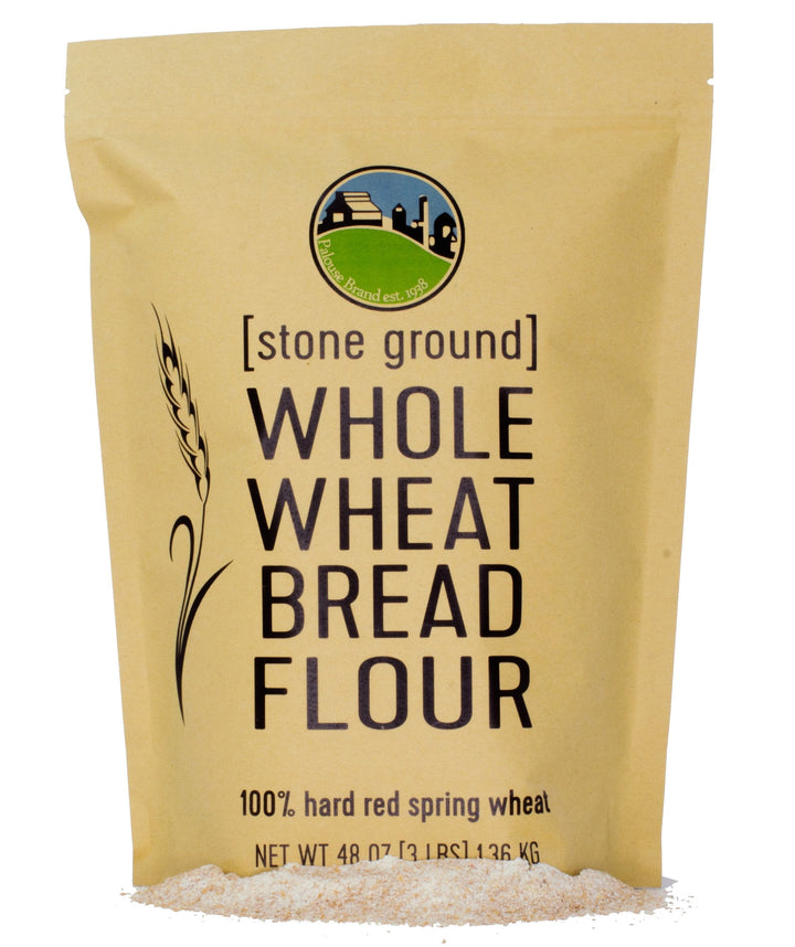 Whole Wheat Bread Flour | 3 LBS Kraft Re-Sealable Bags