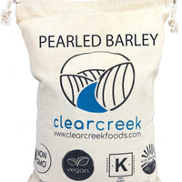 Pearled Barley | 4 LB | Free 2-3 Day Shipping Woven Linen Bag with Drawstring