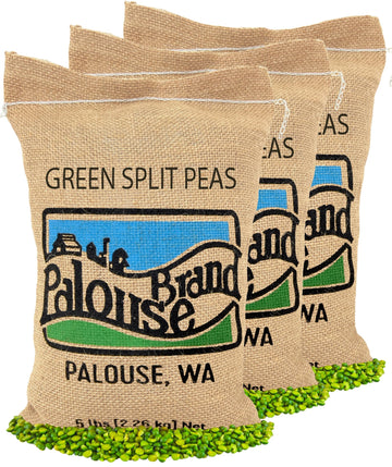 Green Split Peas | 15 LB | Free 2-3 Day Shipping Woven Jute Bag