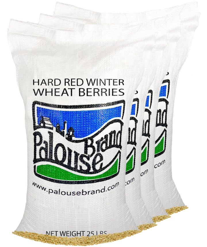 Hard Red Winter Wheat Berries | 100 LB | Free 2-Day Shipping Woven Poly Bag