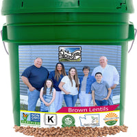 Brown Lentils | 25 LB Bucket
