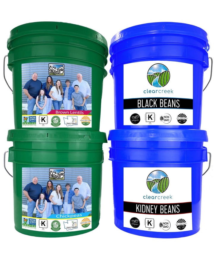 Best Seller Bundle | 100 LBS Food Safe Storage Bucket with Re-Sealable Gasket Lid