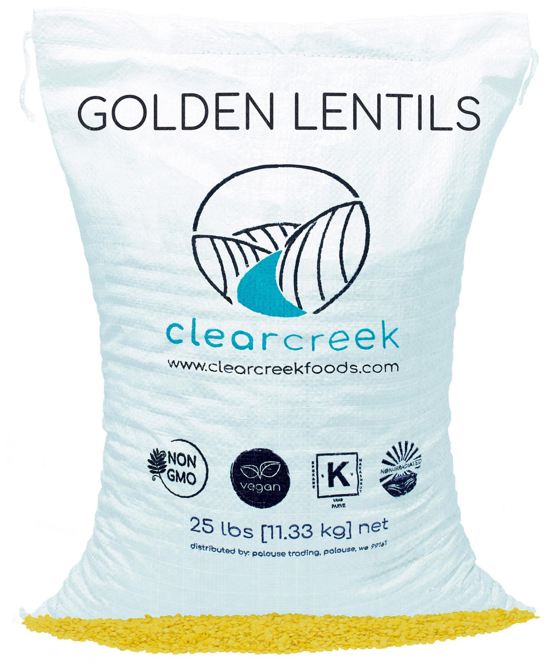 Golden Lentils | 25 LB