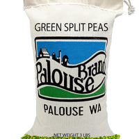 Palouse Brand Green Split Peas, 3 pounds,  Non-GMO split peas,  Washington grown