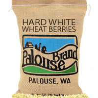 Hard White Wheat Berries | 5 LBS | Free 2-3 Day Shipping Woven Jute Bag