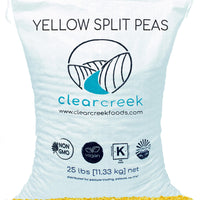 Yellow Split Peas | 25 LBS | Free 2 Day Shipping Woven Poly Bag